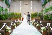 ガーデンチャペルでの撮影も