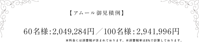 アムール御見積例